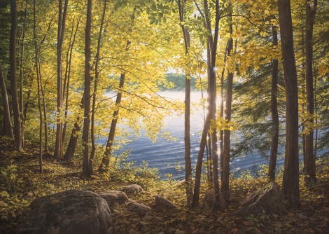 SPECTACLE POND, 34×48 (sold)