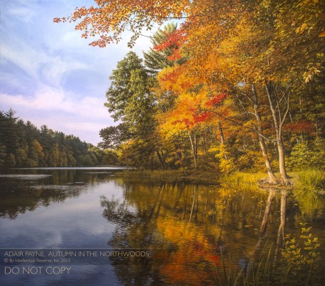 AUTUMN IN THE NORTHWOODS, 46X52 (sold)