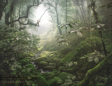 THE SILENT SELVA, 44 x 58 (sold)