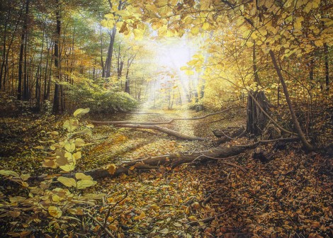 MORNING DEVOTION, 33×46 (sold)