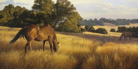 WHITNEY’S MARES, 24×48 (sold)